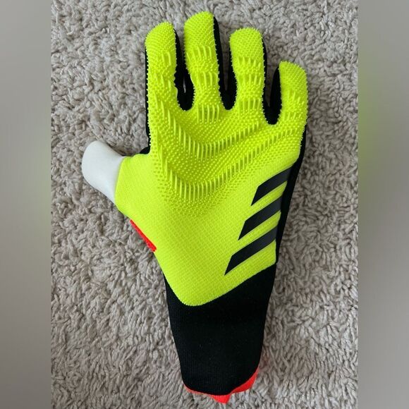 adidas PREDATOR PRO GL P GOALKEEPER Gloves Solar Yellow $160 - Picture 6 of 12